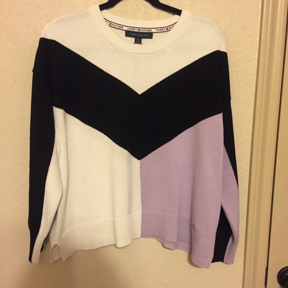 Tommy Hilfiger Color Block Oversized Sweater - image 6
